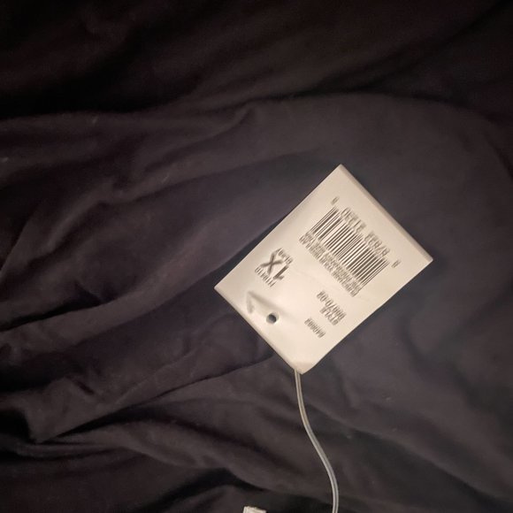 PLUS SIZE OFF THE SHOULDER MATERNITY MAXI DRESS - BLACK / 1X - Picture 3 of 3